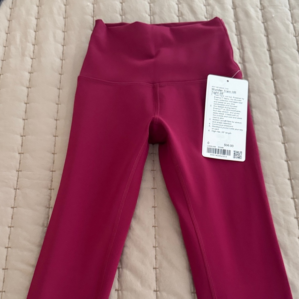 lululemon athletica Magenta Leggings